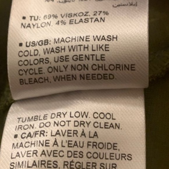 Lark & Ro Women's Avocado Green Knit Fit/Flare Dress Small NWT - Picture 8 of 8